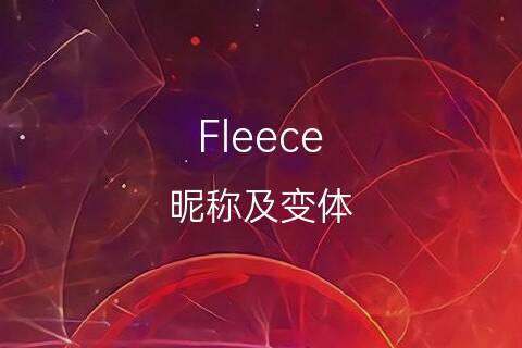 fleece中文意思图片